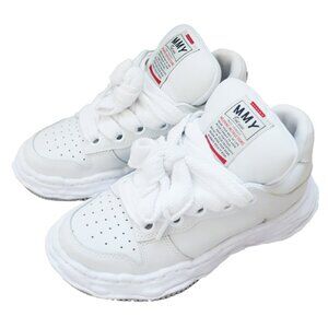 MAISON MIHARA YASUHIRO White Leather WAYNE OG Sole Puff Low Top Sneakers 38